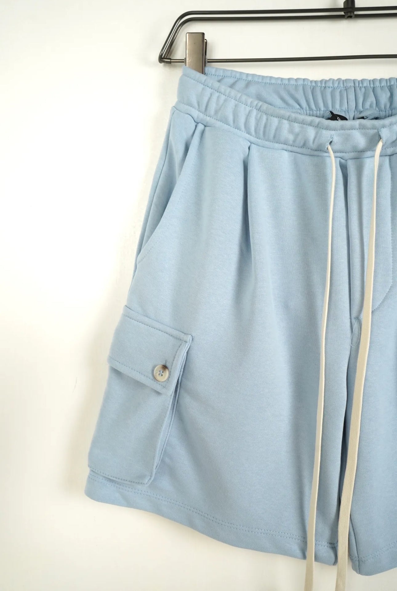 Tuta celeste cargo estiva in cotone 818101