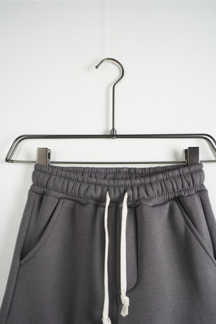 Pantalone cargo piombo in tuta con tasconi e fondo elastico - FELPATO 10-16 anni