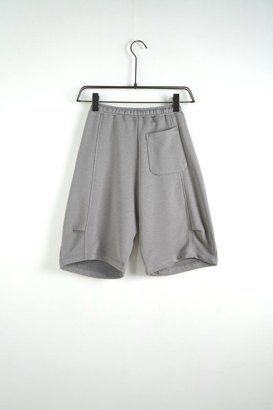 Pantaloncino in tuta grigio tinta unita 10-16 anni