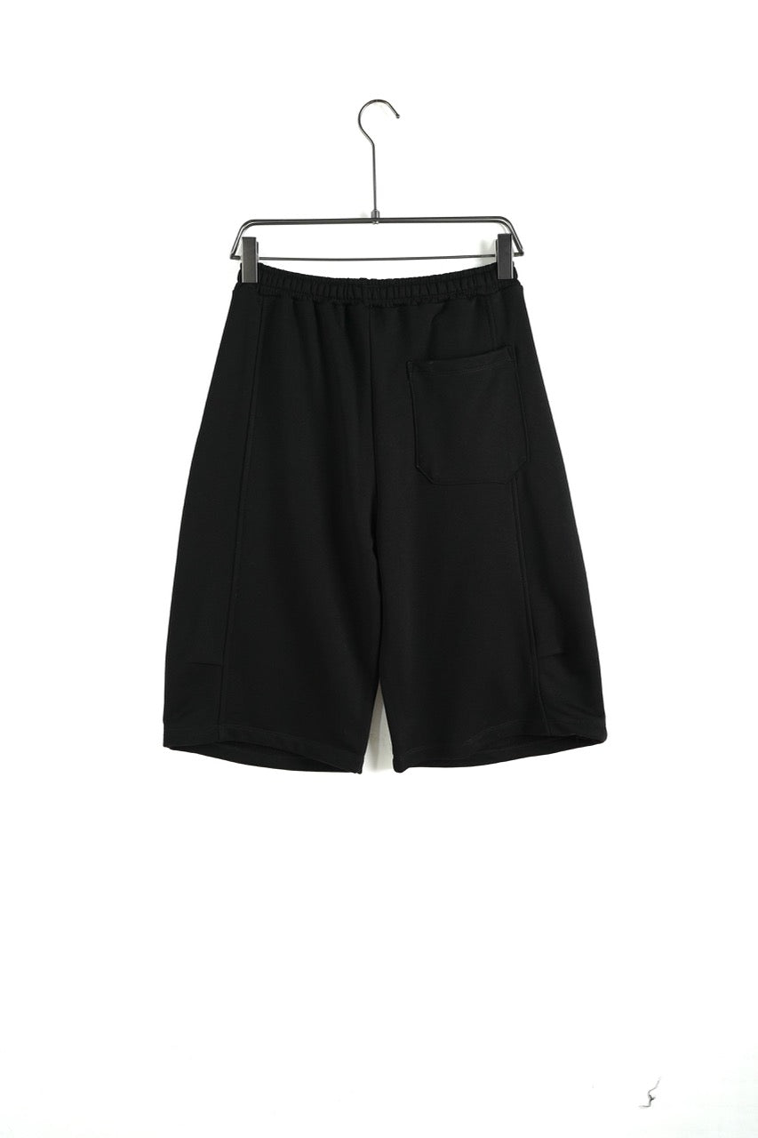 Bermuda uomo nero balloon fit in tinta unita