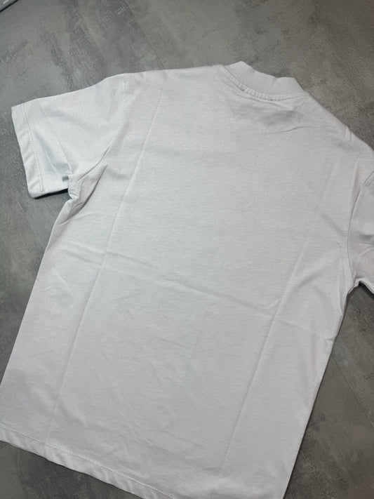 T-shirt ghiaccio in tinta unita con mezzo collo alto 10-16 anni