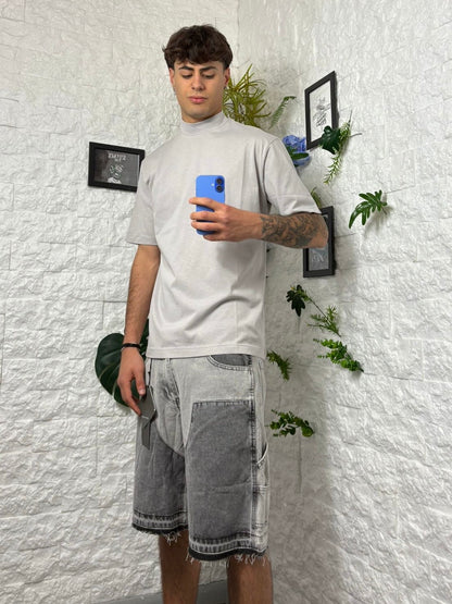 Jeans shorts grey carpenter M5-240
