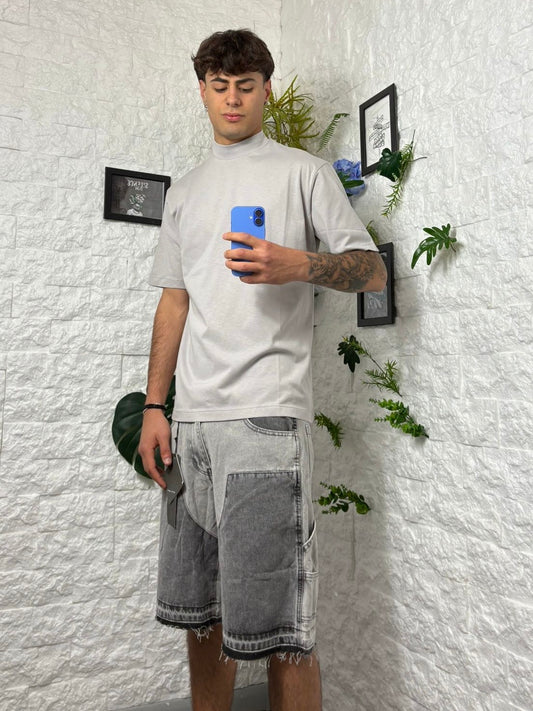 Jeans shorts grey carpenter M5-240