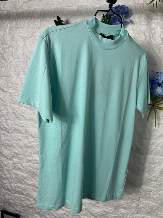 T-shirt a mezzo collo alto tiffany 10-16 anni 0021PLUS