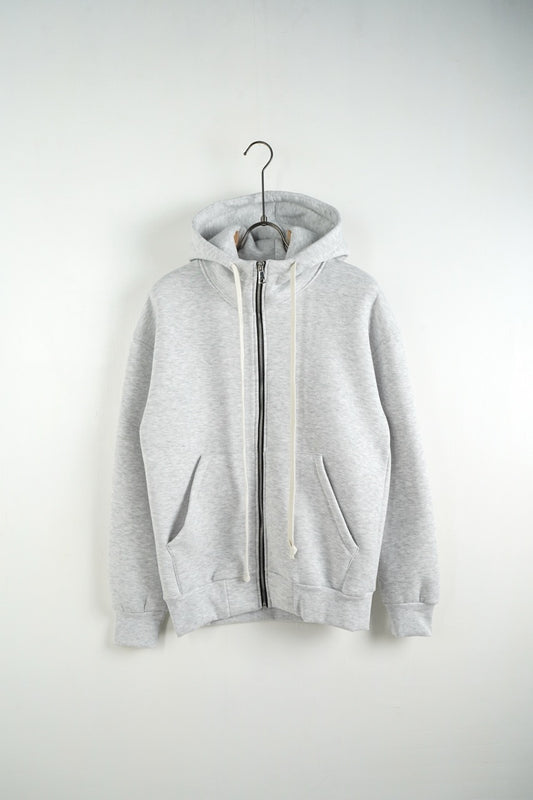 Felpa grigio con cappuccio e zip con lacci lunghi - FELPATO 1016 anni