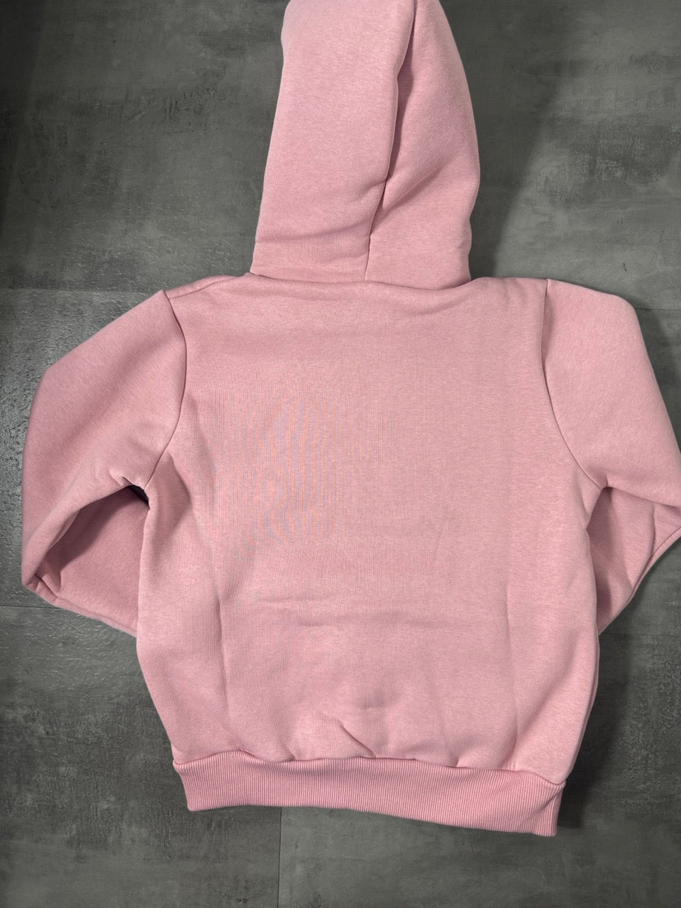 Felpa rosa cipria in tinta unita - FELPATO 10-16 anni