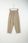 Pantalone beige in tessuto morbido con fondo ampio - OVERSIZE