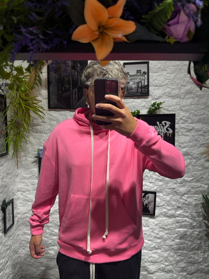 Felpa rosa con cappuccio - GARZATA