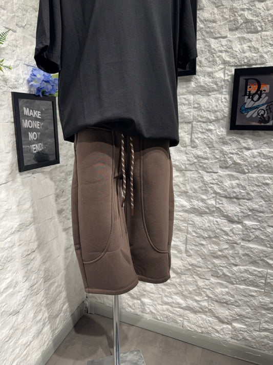 Pantalone marrone in tuta con fondo largo - FELPATO 4-14 anni