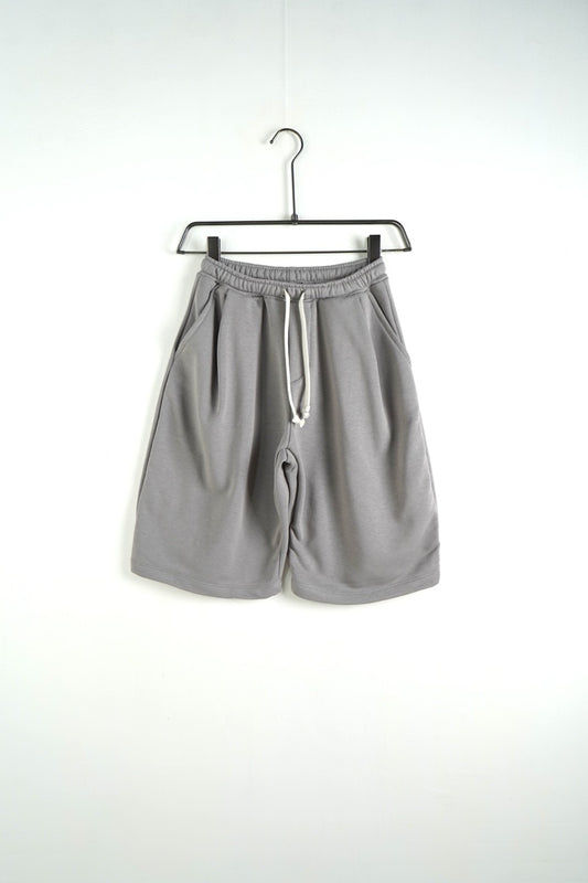 Pantaloncino in tuta grigio tinta unita 10-16 anni