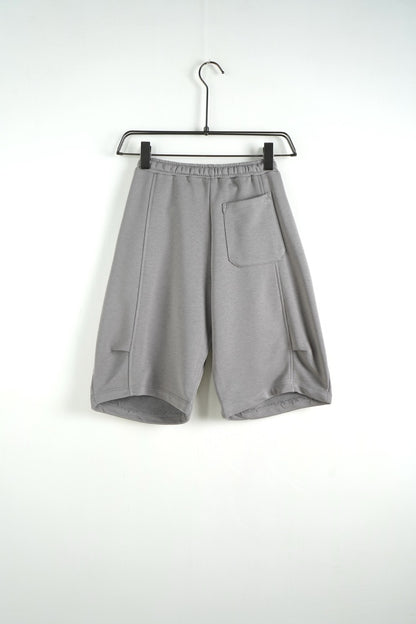 Pantaloncino in tuta grigio tinta unita 10-16 anni