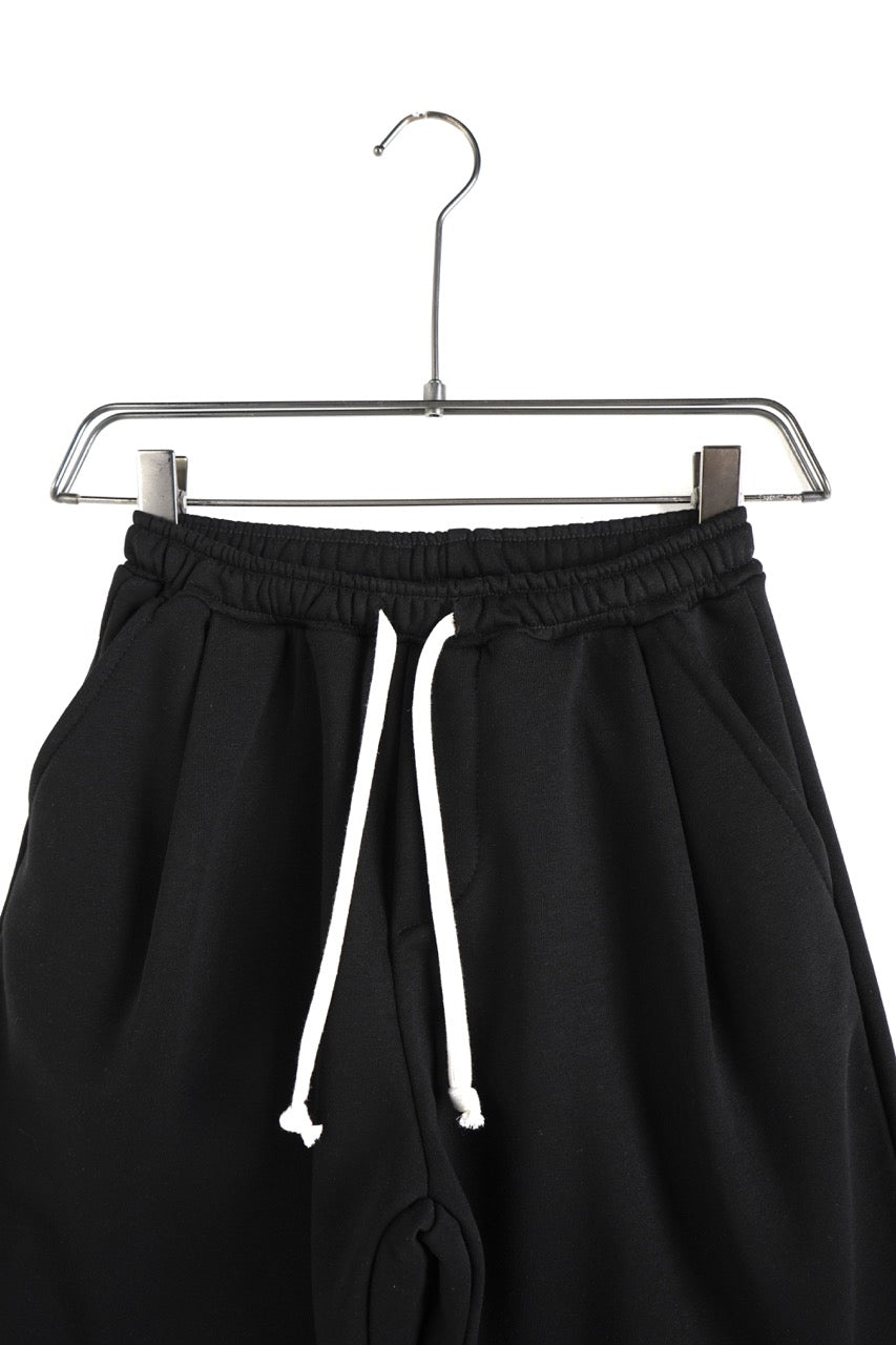 Pantaloncino jort in tuta nero tinta unita - OVERSIZE 10-16 anni