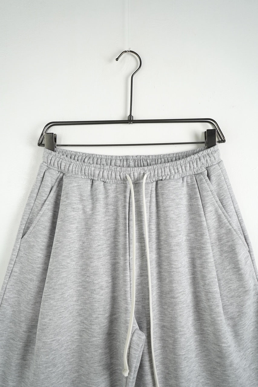 Bermuda uomo grigio balloon fit in tinta unita