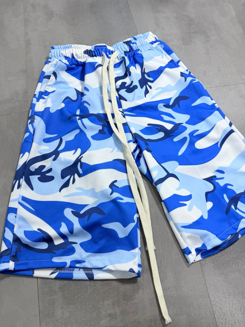 Bermuda jort blu militare in tuta 10-16 anni