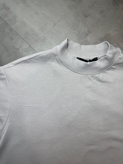 T-shirt ghiaccio in tinta unita con mezzo collo alto 10-16 anni