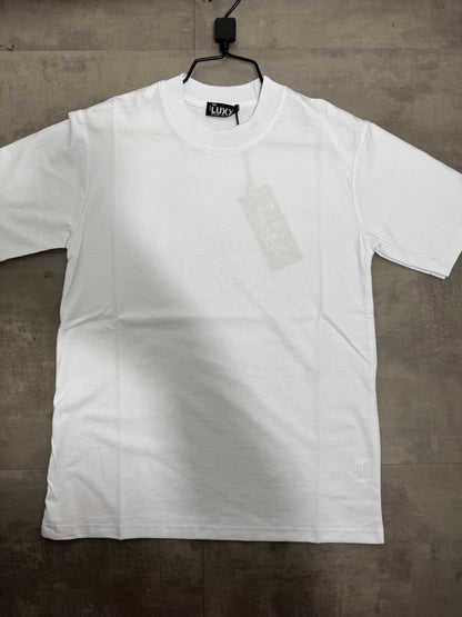 T-shirt bianca con stampa orso grigio 10-16 anni