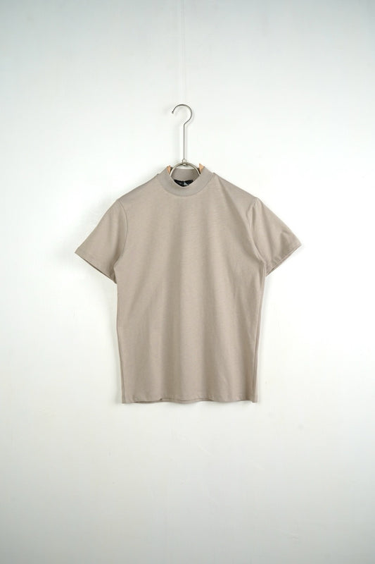 T-shirt a mezzo collo alto beige 10-16 anni